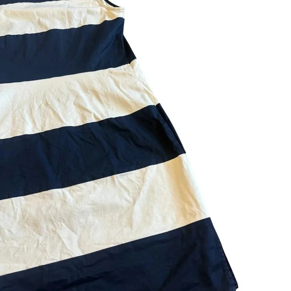Sail to Sable STS Navy White Stripe Dress Sleeveless Sheath Size Small Women's - Picture 8 of 10